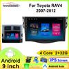 9" Android 12 Car Radio For Toyota RAV4 Rav 4 2007-2012 Multimedia Player 2Din Carplay DSP Navigation GPS WIFI Stereo DVD