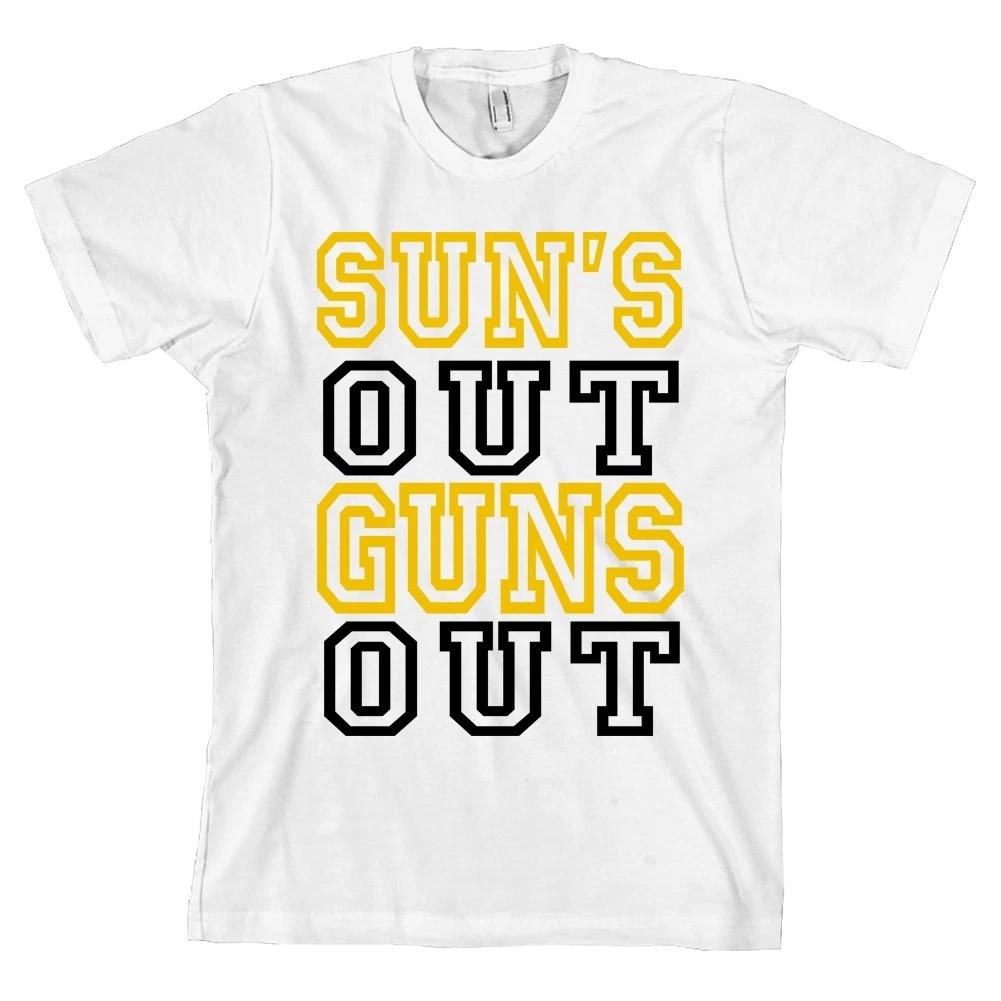Suns Out Guns Out Bella + Canvas T Shirt Lifting Gym Tee QUALITY & SOFT NEW