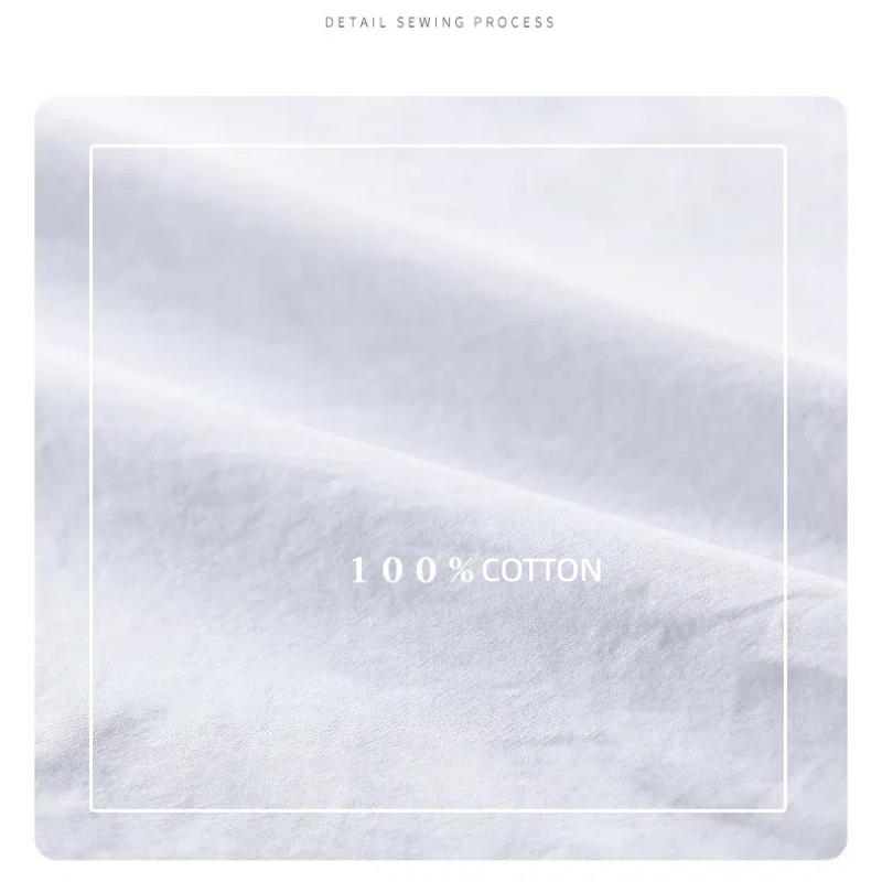 Летняя мода мужские рубашки с коротким рукавом белая рубашка молодежная уличная вышивка забавная рубашка с воротником-лацканом из чистого хлопка повседневные топы с карманом