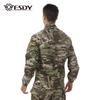 Мужской камуфляжный тактический outdoor комплект из куртки 3-в-1, ветрозащитный, дышащий, рабочая одежда, для походов, кемпинга, спортивной стрельбы