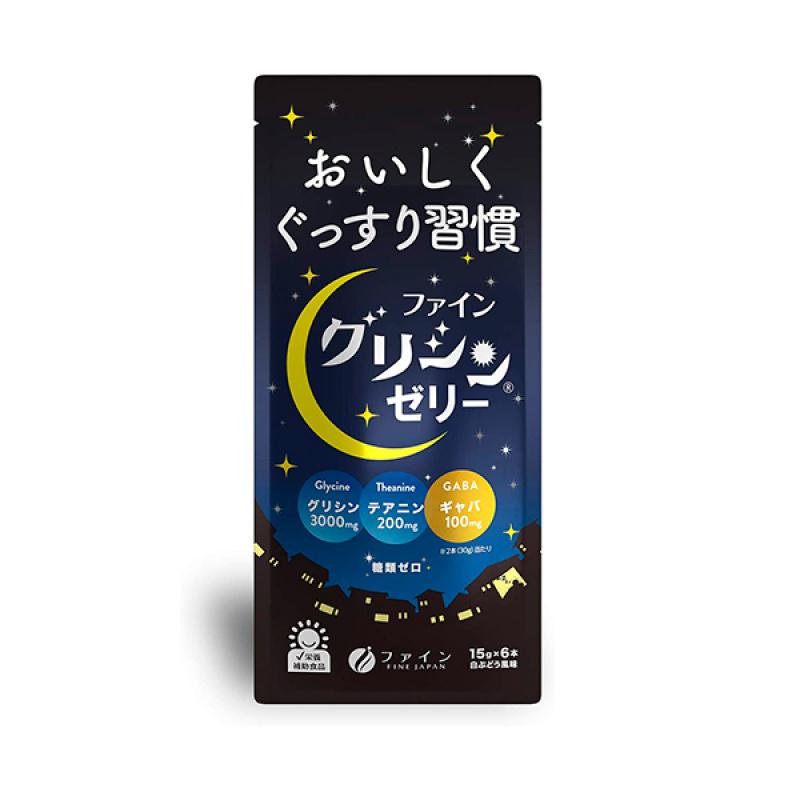 Fine Glycine Jelly White Grape Flavor 15g x 6 Packets