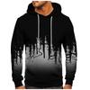 Men's Loose Printed Hooded Sweatshirt Men's Casual Fashion Sports Sweatshirt