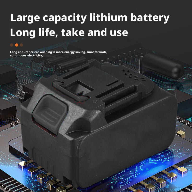 Беспроводной пистолет для мойки автомобилей высокого давления Домашний Маленький Автоматический Литиевый для очистки со шлангом, Аккумулятор для инструмента Мойка автомобилей Вода P3u5