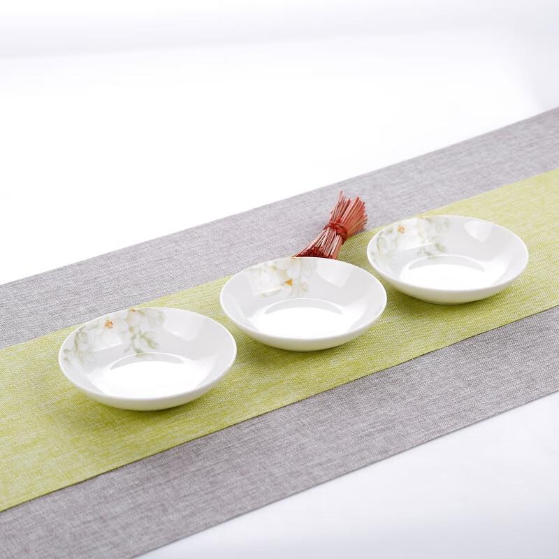 Aiyiresi 56-предметный белый керамический набор посуды «Магнолия»