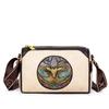 Vintage Square Bag Fashion Animal Pattern Crossbody Purse For Women Casual Shoulder Tote Retro Mommy Boston Pillow Handbag Gift Idea Present To Lover