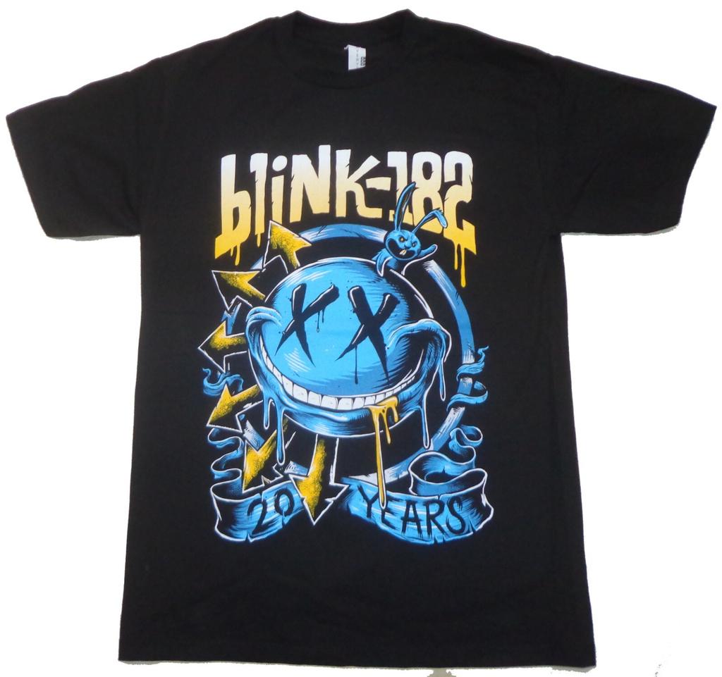 BLINK 182 - 20 Years - T Shirt Mens Womens Tees Top S-M-L-XL-2XL Brand New T Shirt Mens Womens Tees Top