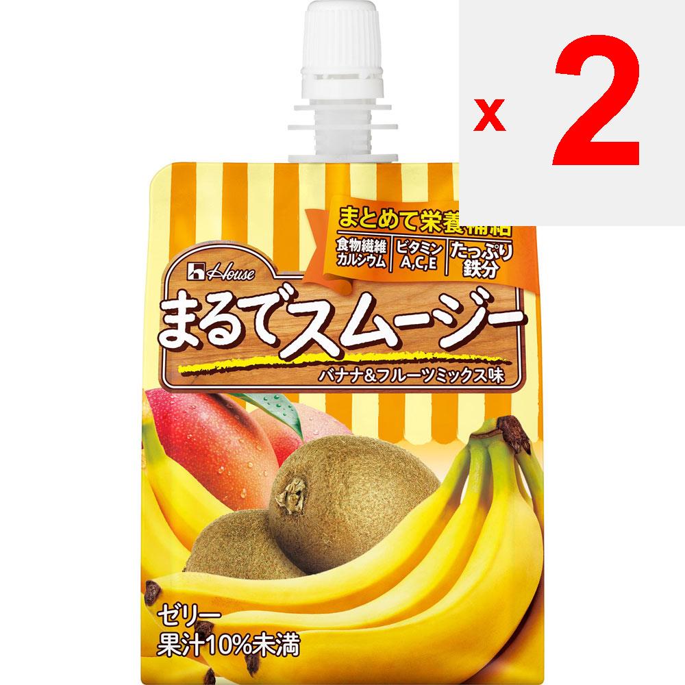 House Wellness Foods Smoothie Jelly Бананово-фруктовый микс со вкусом пакетик 150 г Другое (проверьте замки, очистители языка и т. д.) Пакет поддержки Другое (проверить замки, тонна
