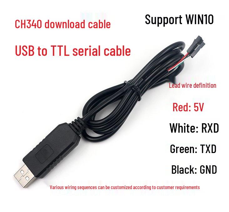 Кабель-программатор USB-Serial RS232 TTL CH340G в корпусе