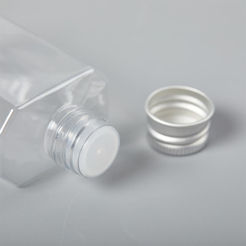 5/10Pcs 80Ml Empty Bottle Clear Pet With Aluminum Screw Cap And Plug Cosmetic Container Travel Portable Lotion Cream Clear Tube