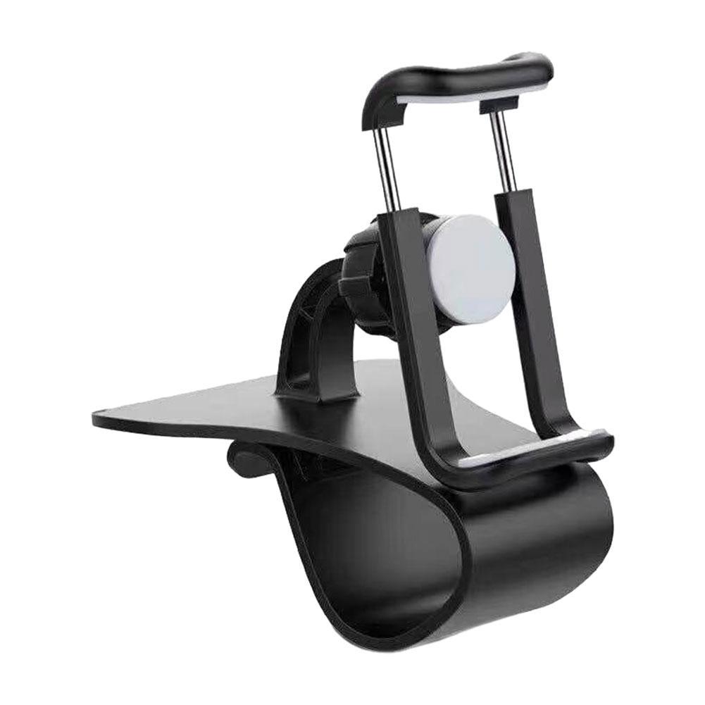 Черный автомобильный держатель для телефона, универсальный, на приборную панель, легкий зажим для дисплея iPhone, автомобильный держатель F0U1