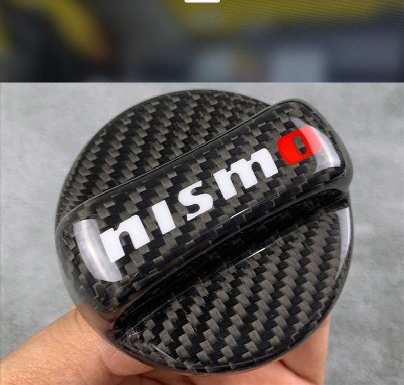 Carbon Fiber Fuel Tank Cap for Nissan: Sylphy, Teana, Patrol, Tiida, GTR350, 370Z, Qashqai, Bluebird, X-Trail