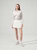 LORDLOAR Signature Collar Long Sleeve Knit Pink