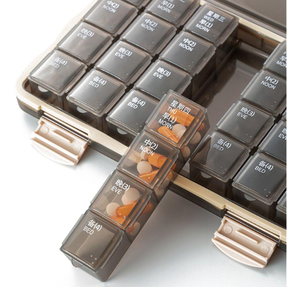 Влагостойкая портативная аптечка, ящик для хранения таблеток, органайзер, дозатор, футляр для таблеток для путешествий