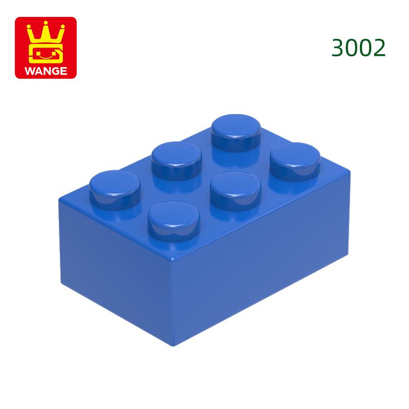 Нетоксичный 55 шт./лот 3002 2x3 Толстые Строительные Блоки Moc Аксессуары Совместимые С Кирпичами Детские Игрушки Подарочная Коробка