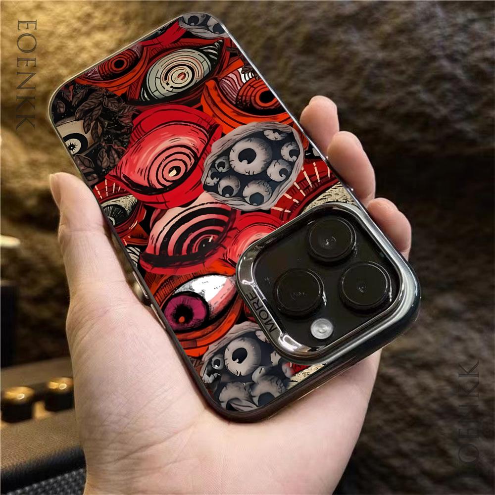 Чехол для телефона «Злобные глаза ужаса» для IPhone 16 15 14 13 12 11 Pro Max 15pro 16pro 14pro Противоударный Противоцарапины Крутой Жесткий Чехол