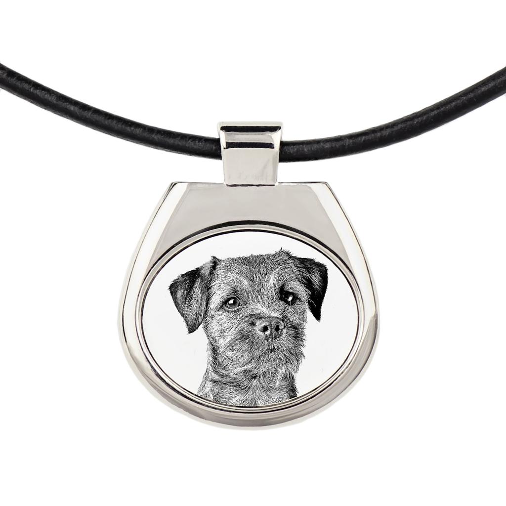 Border Terrier - Naszyjnik Z Psem, Personalizowana Zawieszka Ze Zdjęciem, Wyjątkowy Naszyjnik Dla Kobiet I Mężczyzn Marki Art-Dog