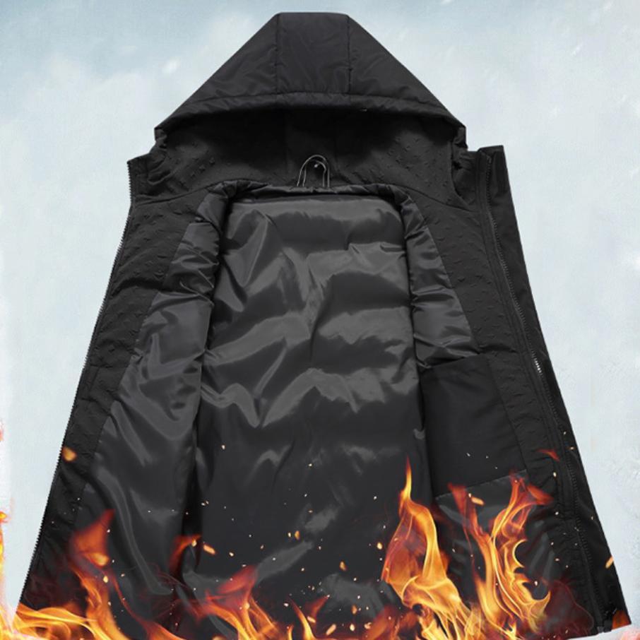 Зимний пуховый хлопковый жилет больших размеров, верхняя одежда, мужской утепленный теплый жилет с плечами, куртка 4XL-12XL