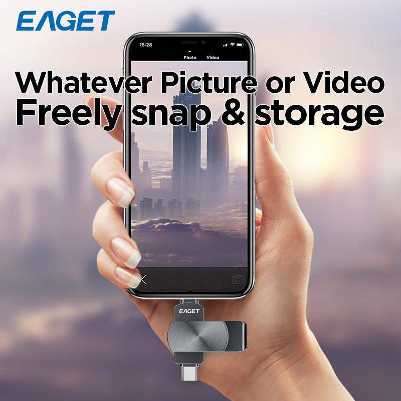 Сертифицированный MFi флэш-накопитель для телефона USB-накопитель, высокоскоростной внешний накопитель, совместимый с iPhone/iPad/Android/ПК