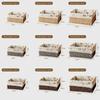 Imitation Rattan Rattan Storage Baskets Vegetable Fruit Multi-Purpose Hand-woven Baskets Home Decoration Storage