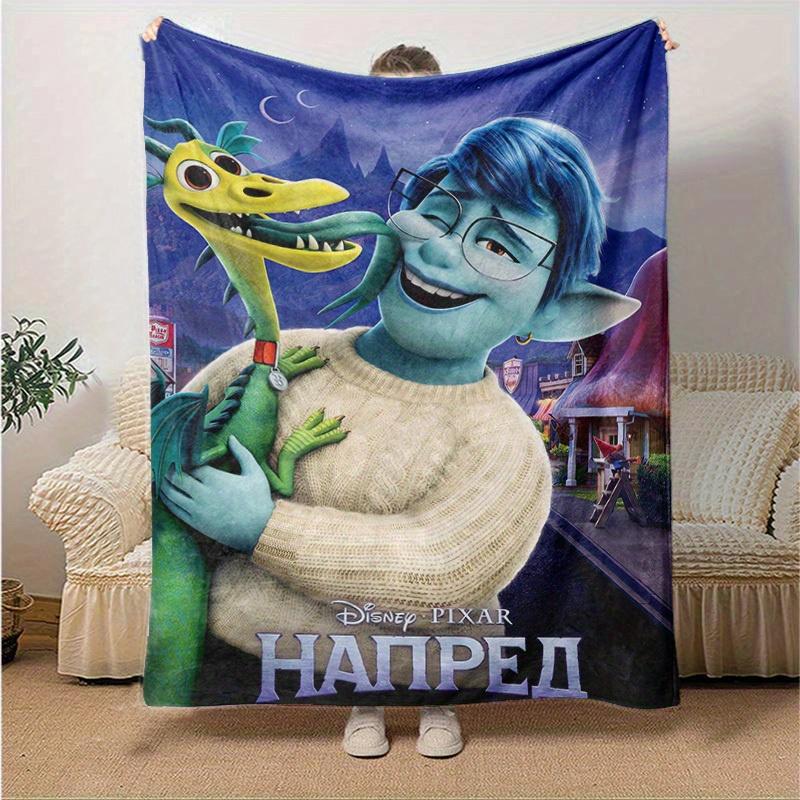 1 шт., Декор для дома Disney Pixar, Плед с драконом, Идеально подходит для дивана, кровати, путешествий, кемпинга, автомобиля