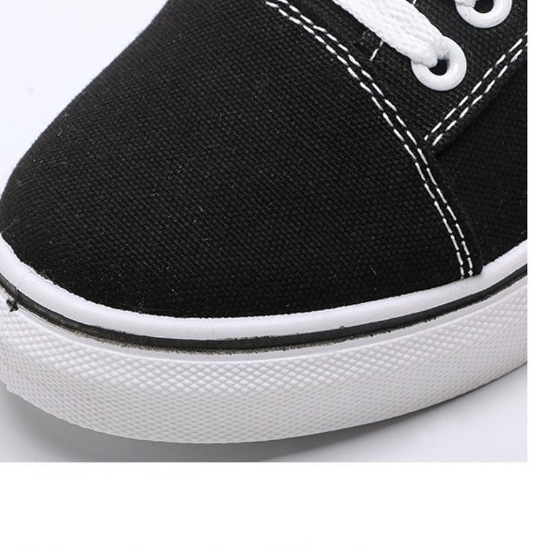 Кроссовки для бега из парусины женские с круглым носком однотонные на шнуровке для девочек неглубокие женские повседневные прогулочные туфли ручной работы спортивные кроссовки