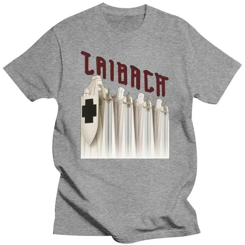 Laibach Словенская авангардная группа Poster Tour Мужская черная футболка Брендовая мода для беременных Футболка Avant-Garde
