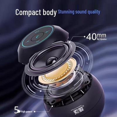 Портативная Bluetooth-колонка SOAIY S35Plus, штекер CN (адаптер в комплекте)