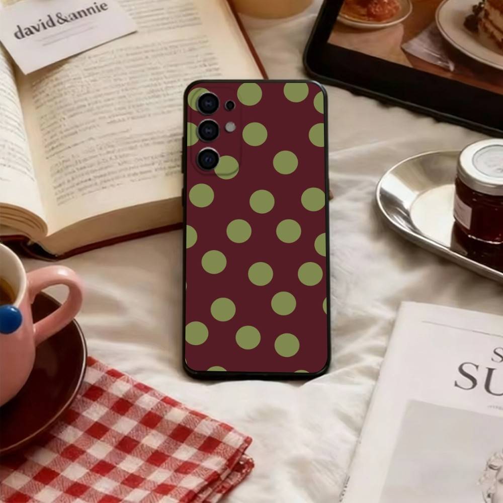 Чехол для телефона с линейным точечным узором для Samsung S25, S24, S21, S22, S23, S30, Ultra, S20, Plus, Fe, Мягкий черный чехол