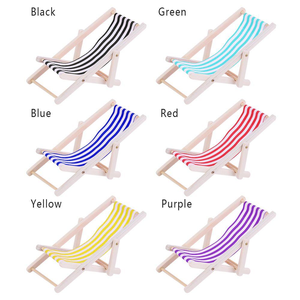 Садовое украшение, игрушка для загара, кукольная миниатюрная мебель, кукольный домик, пляжное кресло, складная полосатая терраса