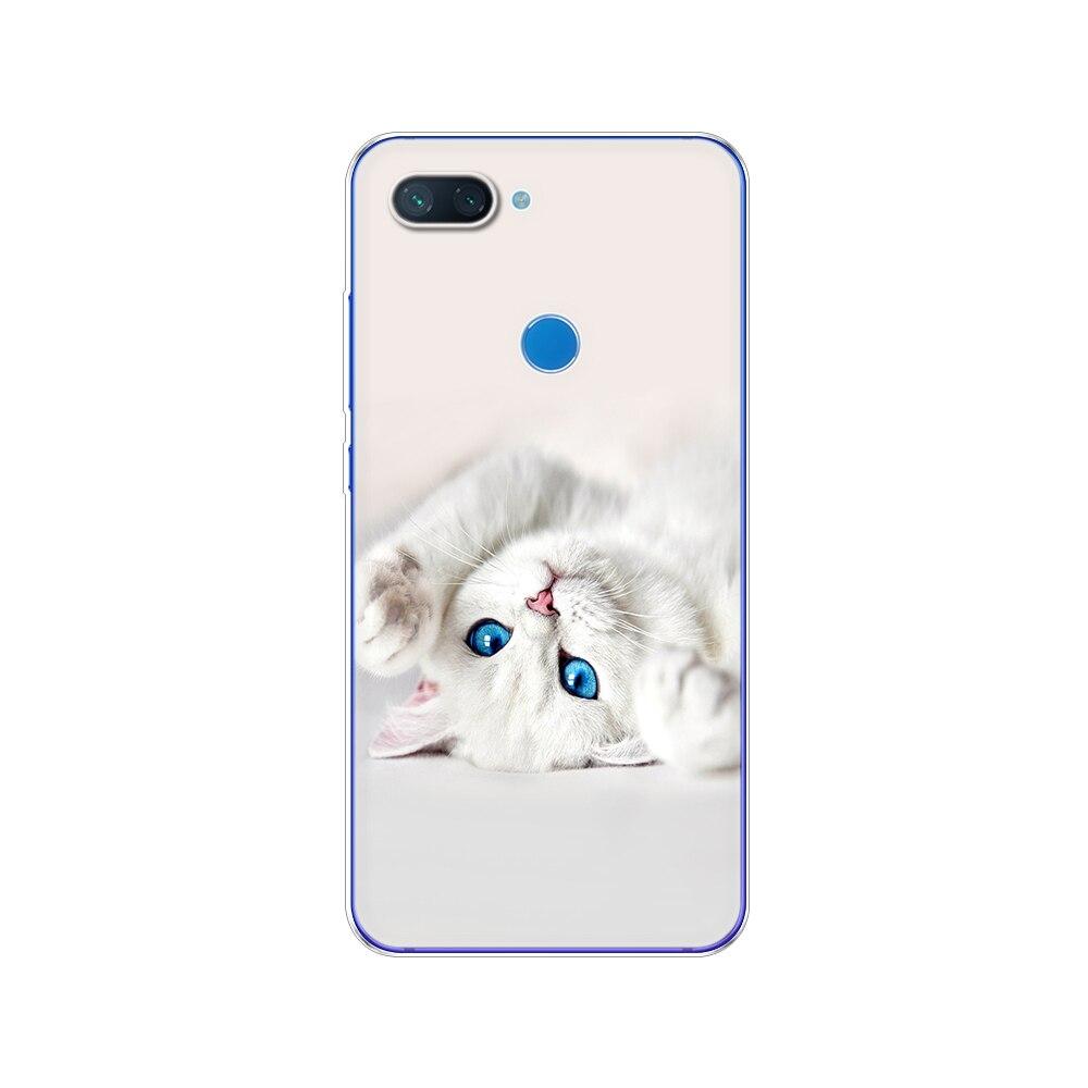 Силиконовый чехол для xiaomi mi 8 LITE, чехол 6,26 дюйма, прозрачный чехол из ТПУ для xiaomi mi 8 lite, задняя крышка для xiaomi mi 8, чехол, сумка-капа