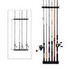6 Rods Fishing Rod Holder Wall Mount Vertical/Horizontal Fishing Rod Holder Rack