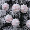 Colorful Christmas Balls Pendant 6CM Christmas Tree Pendant Foam Christmas Balls  Party Supplies