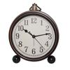 Retro Table Clock European Style Vintage Silent Alarm Clock No Ticking Quartz Desk Clock