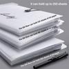 5/8/12 Pockets Test Paper Storage Folder Large Capacity Document Bag Fashion File Organizer