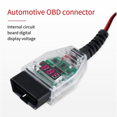 Автомобильный OBD2 аварийный кабель питания Экономия памяти Инструмент обнаружения разъема аккумулятора