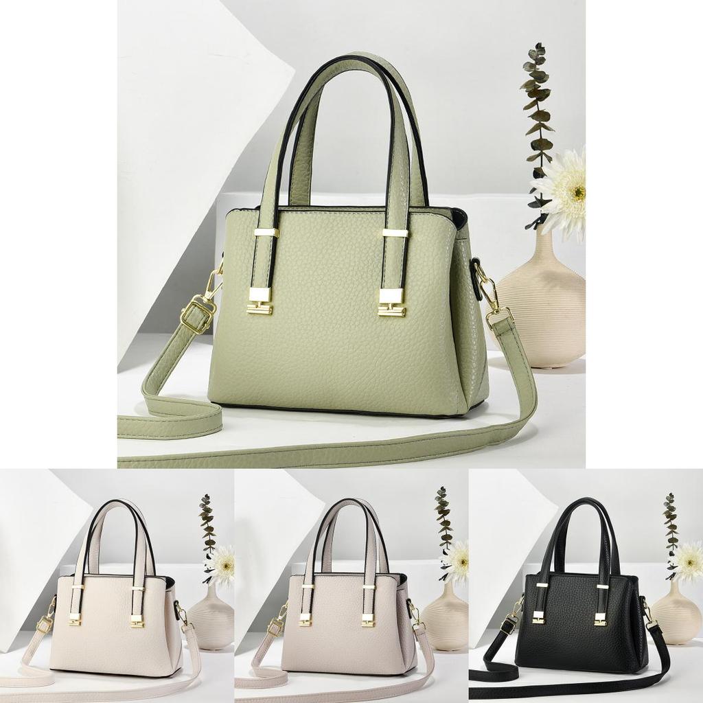 Городская минималистичная женская сумка-тоут из полиуретана с застежкой-молнией для повседневного использования