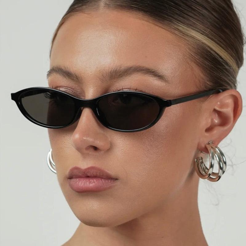 Fashion Stylish Sunglasses Women Oval Shape Anti-glare Sun Glasses Men Holiday Travelling Female Sun Glass
