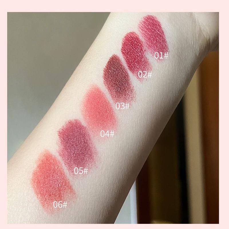 HER ORANGE~Saturated Velvet Mist Matte Fine Tube Lipstick Matte Velvet Positive Red Lipstick