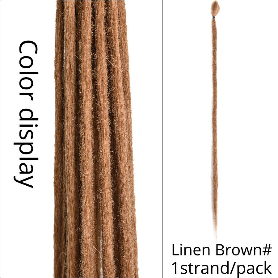 100% дреды ручной работы, наращивание, модные волосы в стиле регги, 20 дюймов, мягкие вязаные крючком дреды, косички, цвет омбре, 5 шт./лот