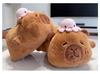 Плюшевая игрушка-подушка капибара: Успокаивающий подарок на день рождения для девочек
