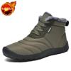 Winter Shoes Man Ankle Lace Up Booties Anti Slip Snow Boots for Men Fleece New In Fur Footwear Waterproof Sale Luxury Fashion