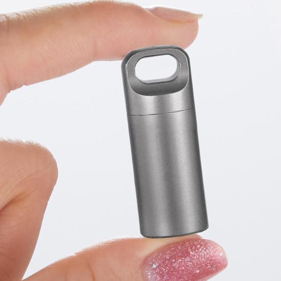 Коробка для таблеток из нержавеющей стали с силиконовым уплотнительным кольцом, водонепроницаемая, портативная, для путешествий на открытом воздухе, мини-таблетка, капсула, контейнер для хранения таблеток