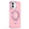 For iPhone 16 Case Glitter Design TPU+PC Kickstand Phone Protector