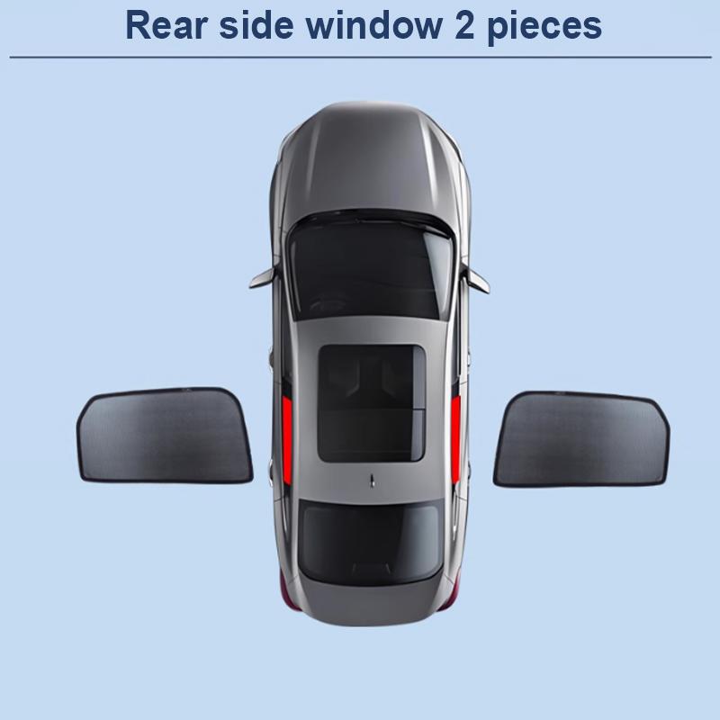 Car Sun Shades For Kia EV6 CV 2022 2023 2024 2025 Sunshades Magnetic Heat insulation Visor Mesh Window Curtains Auto Accessories