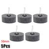 5Pcs 6mm 1/4" Shank Polishing Wheel 20/25/30/40/50mm Sharpening Head Durable Grinding Head