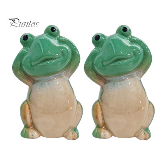1/2 шт. мультяшная зеленая керамическая лягушка, крышки для туалетных болтов, простая установка, декор в виде животных, украшение для ванной комнаты