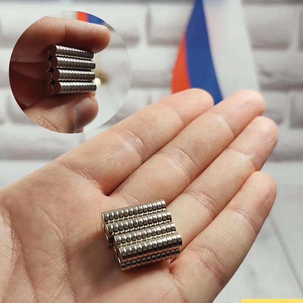 Magnet Discs, Strong Magnets. Suitable For Refrigerators, DIY, Construction, Science, Crafts Magnets