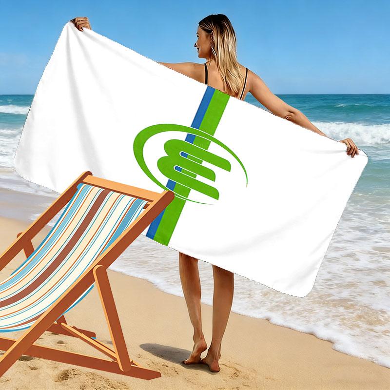 VfL Wolfsburg Print Beach Towel, Large Soft Quick Dry Towel for Beach Camping Swimming