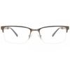Полуободковые прямоугольные очки Light Gunmetal Smartbuy Collection Jan Asian Fit 646e Fashion Unisex Eyeglasses