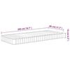 VidaXL Matelas en mousse moyennement doux 80x200 cm 373018